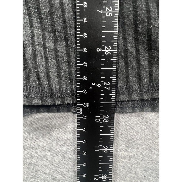 Diane Von Furstenberg DVF Concepts Top Button Down‎ Gray Striped Small Vintage - Picture 5 of 9